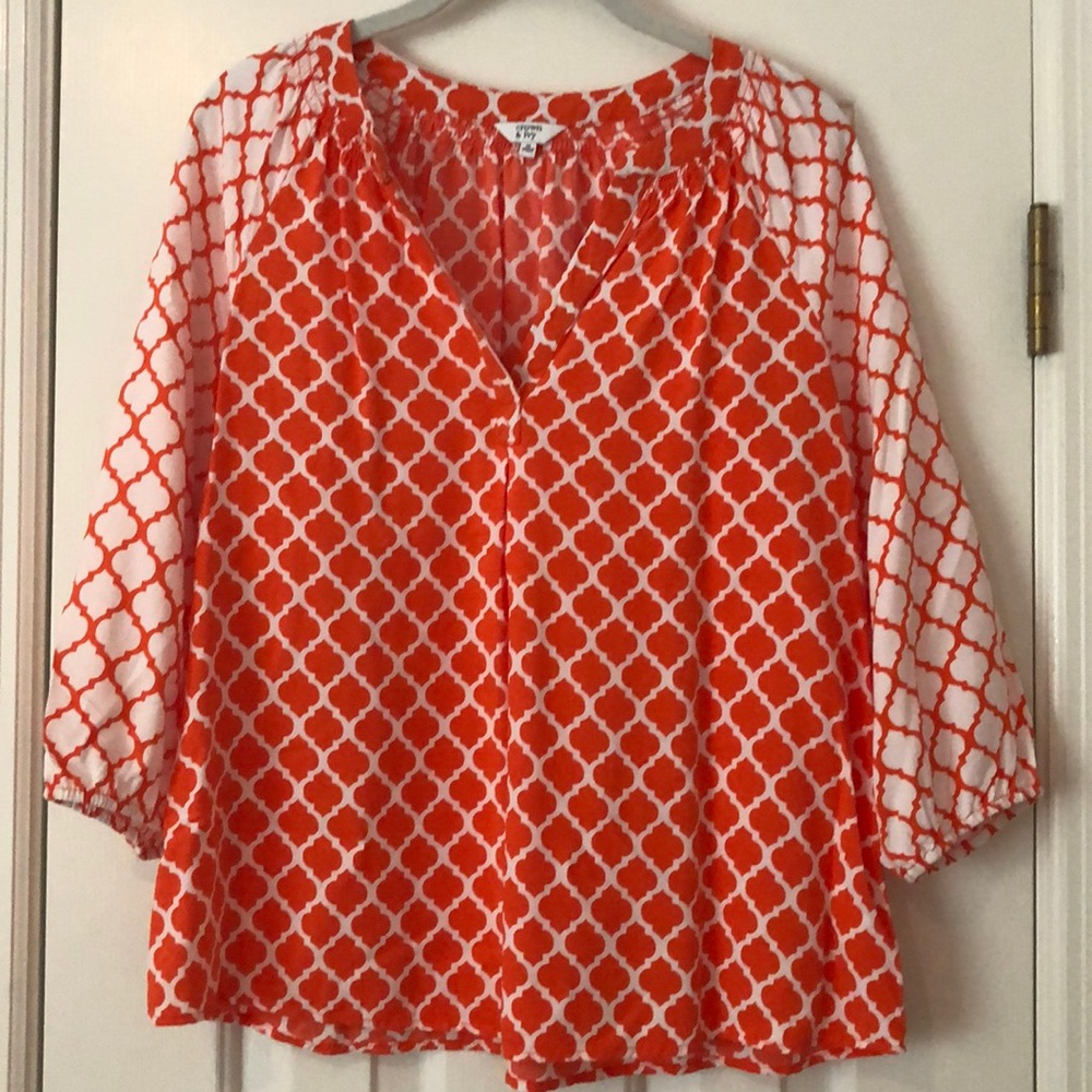 Orange Blouse